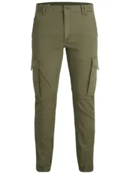 Grüne Cargohose mit Seitentaschen