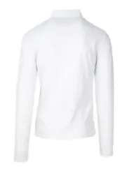 Weißes Baumwoll-Rollkragenhemd Armani Exchange