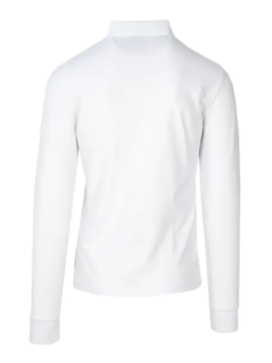 Weißes Baumwoll-Rollkragenhemd Armani Exchange