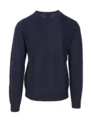 Dunkelblauer Armani Exchange Pullover mit langen Ärmeln