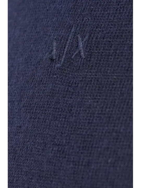Navy Armani Exchange Rundhals-Sweatshirt