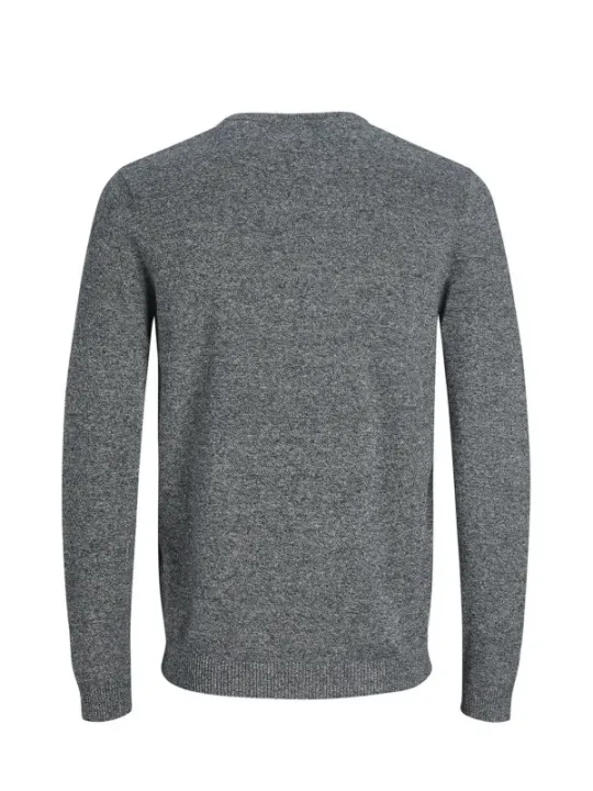 Grauer Herren-Merinowollpullover von Jack & Jones