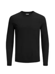 Grauer Jack & Jones Pullover Baumwolle