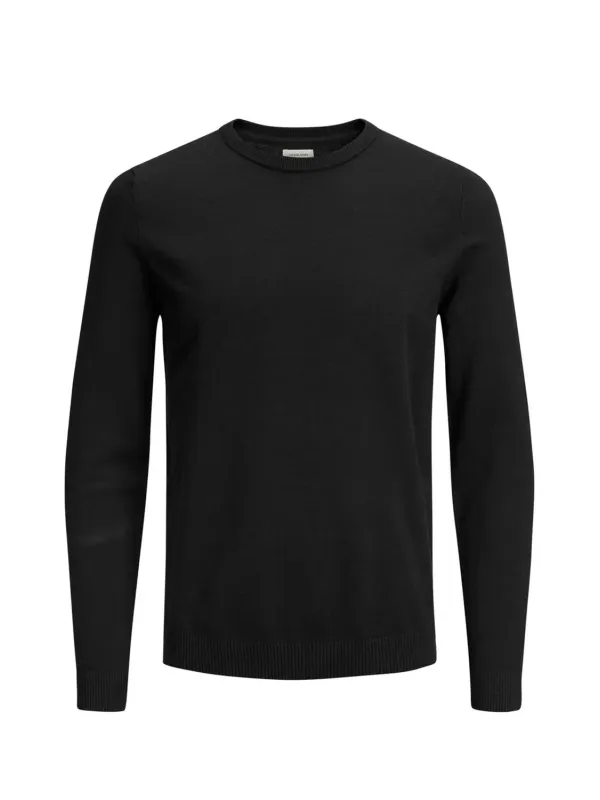 Grauer Jack & Jones Pullover Baumwolle