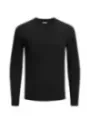 Grauer Jack & Jones Pullover Baumwolle
