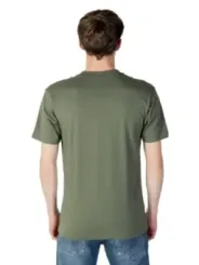 Sagegrünes Herren Kurzarm-T-Shirt