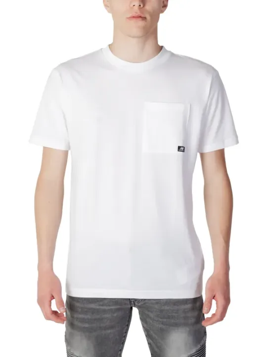 New Balance weißes T-Shirt Herren