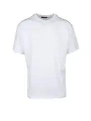 Modernes kurzärmliges Rippstrick-T-Shirt