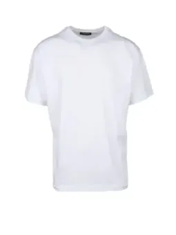 Modernes kurzärmliges Rippstrick-T-Shirt