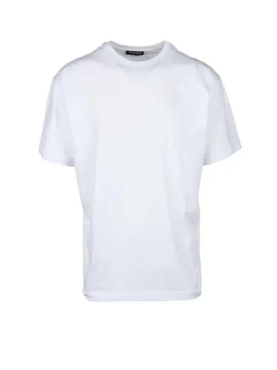 Modernes kurzärmliges Rippstrick-T-Shirt