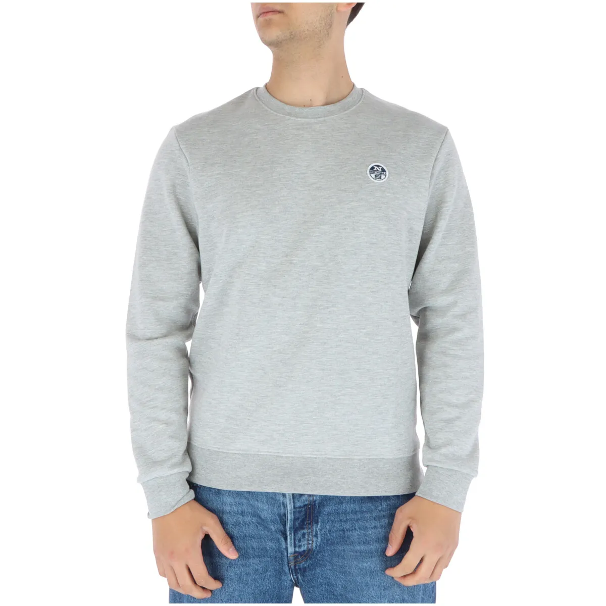 Herren Fleece Grau 357985