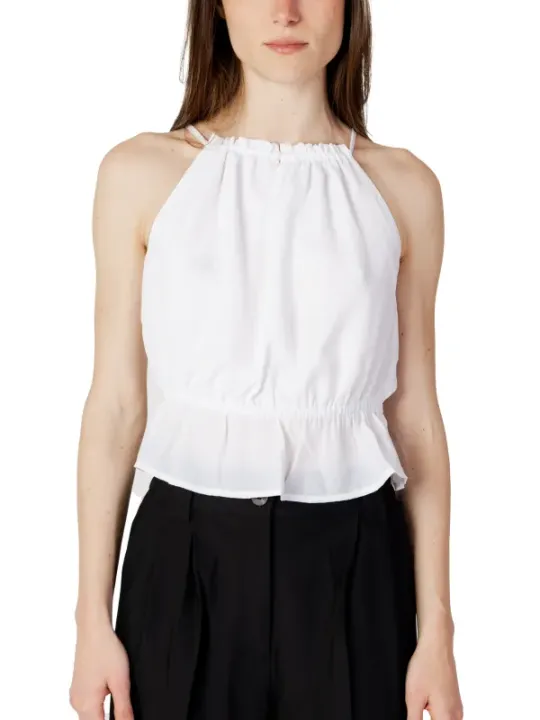 Pepe Jeans ärmelloses Oberteil mit Rüschen