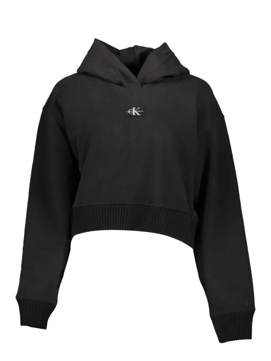 Calvin Klein Damen Langarm-Sweatshirt Schwarz
