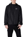 Schwarze Herren Windbreaker Jacke