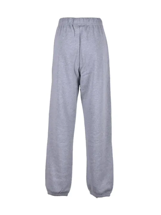 Graue Trainingshose mit elastischem Bund