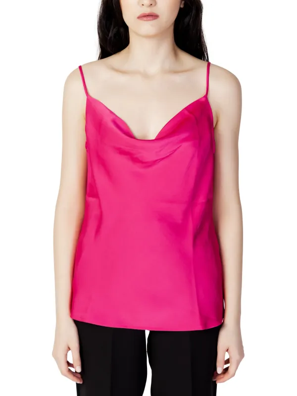 Rosa Seiden-Cowl-Neck-Top