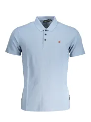 Napapijri Herren Kurzarm-Poloshirt Hellblau | online kaufen