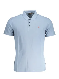 Napapijri Herren-Poloshirt Hellblau mieten - Flex-Fashion