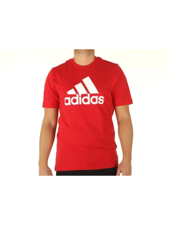 Rotes Adidas T-Shirt für Herren