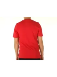Rotes Adidas T-Shirt, lässiger Stil