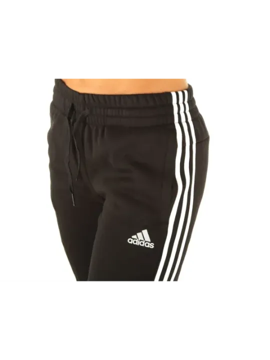 Schwarze Adidas Trainingshose mit Streifen