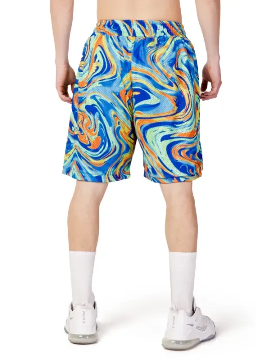 Bunte Triplosette Shorts lockere Passform