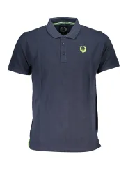 GIAN MARCO VENTURI Herren Kurzarm-Poloshirt Blau