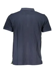 GIAN MARCO VENTURI Herren Kurzarm-Poloshirt Blau