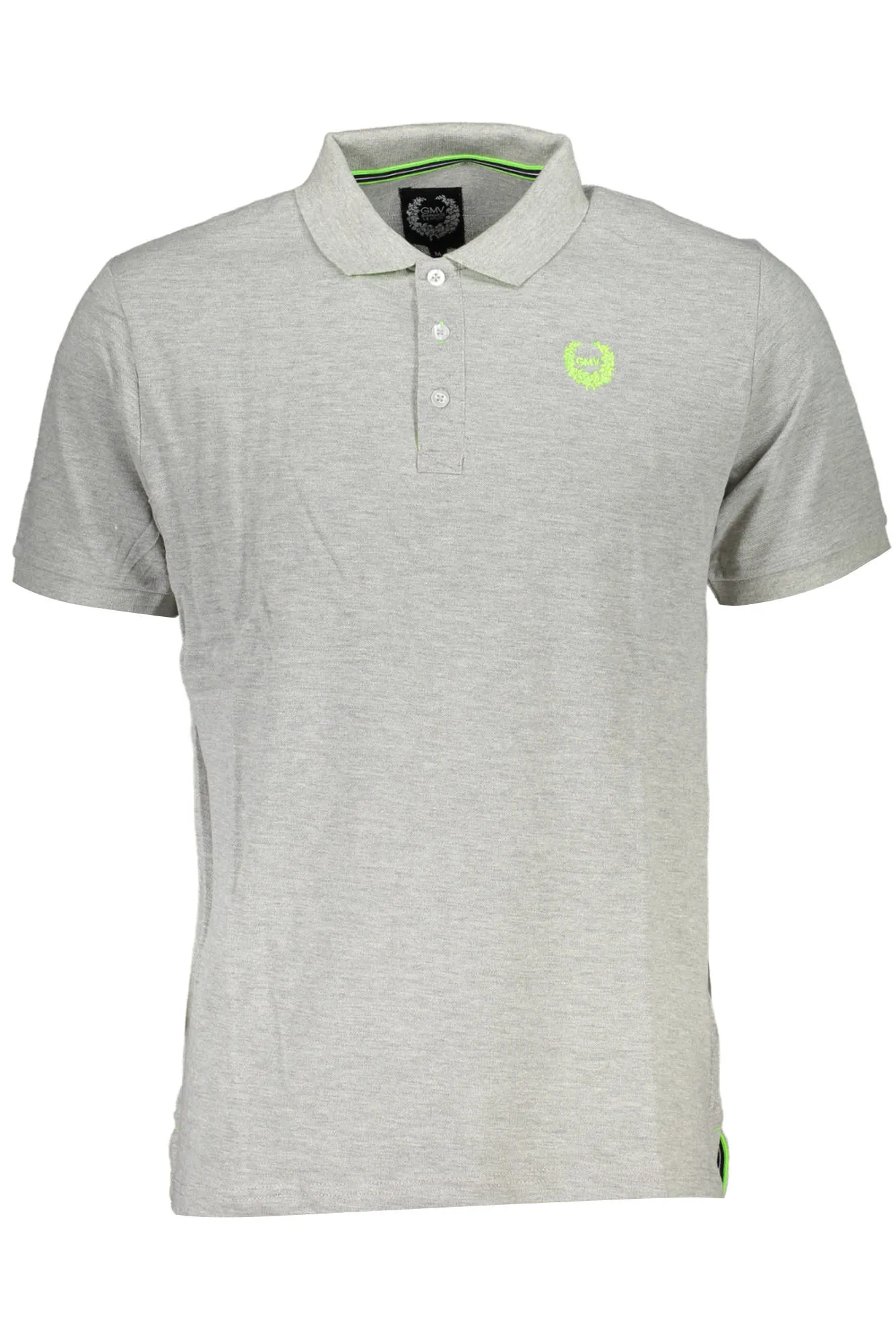 Herren Kurzarm-Poloshirt Grau AU00011P-FABIEN_GRIGIO_GREY-MELANGE