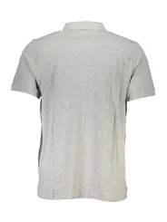 GIAN MARCO VENTURI Herren Kurzarm-Poloshirt Grau