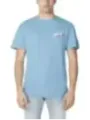 Tommy Jeans hellblaues Kurzarm-T-Shirt