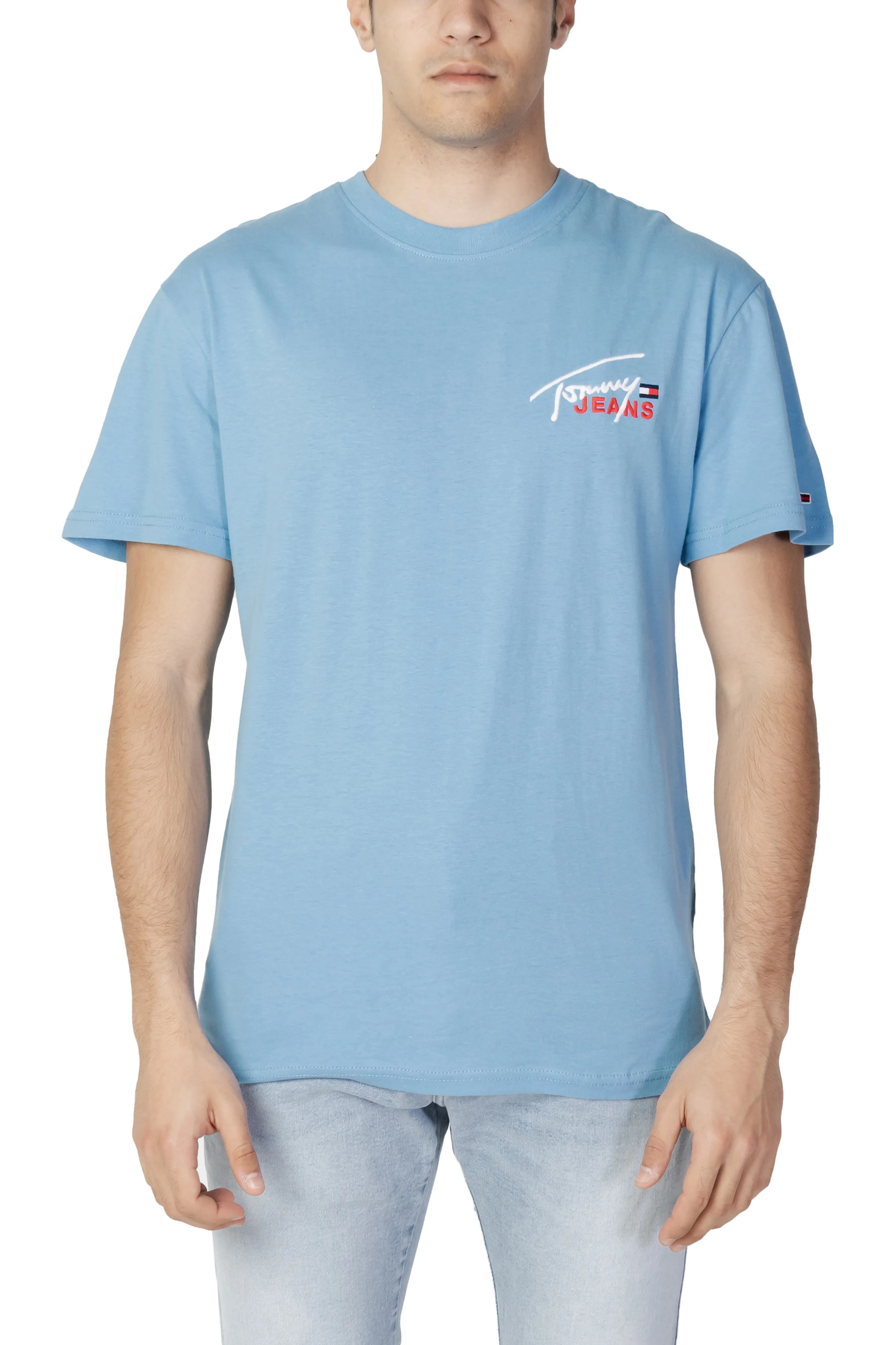 Herren T-Shirt Azurblau 351064