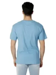 Tommy Hilfiger hellblaues Baumwoll-T-Shirt