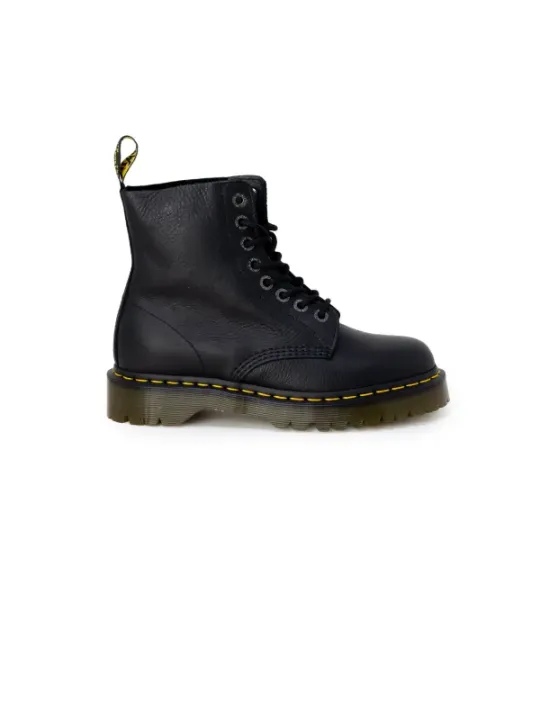 Schwarze Dr. Martens Lederstiefel
