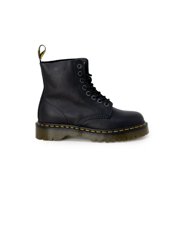 Schwarze Dr. Martens Lederstiefel