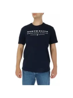 Blaues North Sails Baumwoll-T-Shirt