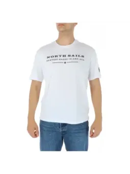 Weißes North Sails T-Shirt Newport