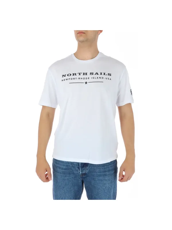 Weißes North Sails T-Shirt Newport