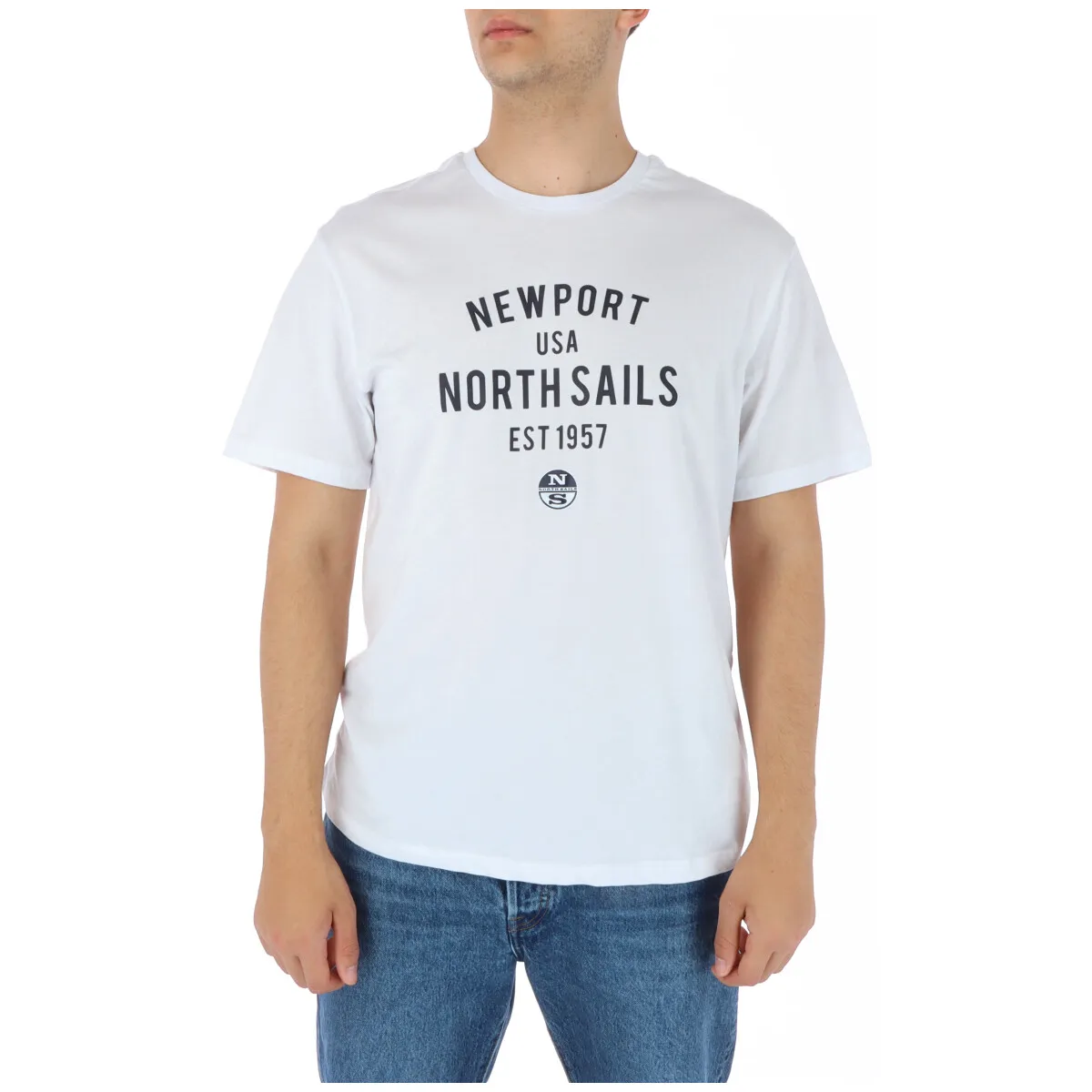 Herren T-Shirt Weiß 350483