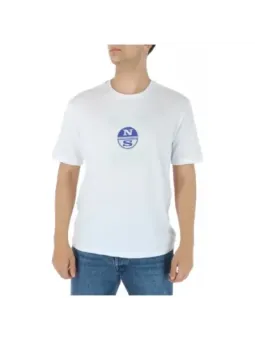 North Sails Herren T-Shirt blau weiß