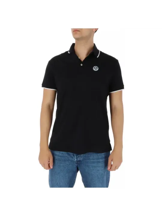 Schwarzes North Sails Poloshirt für Herren