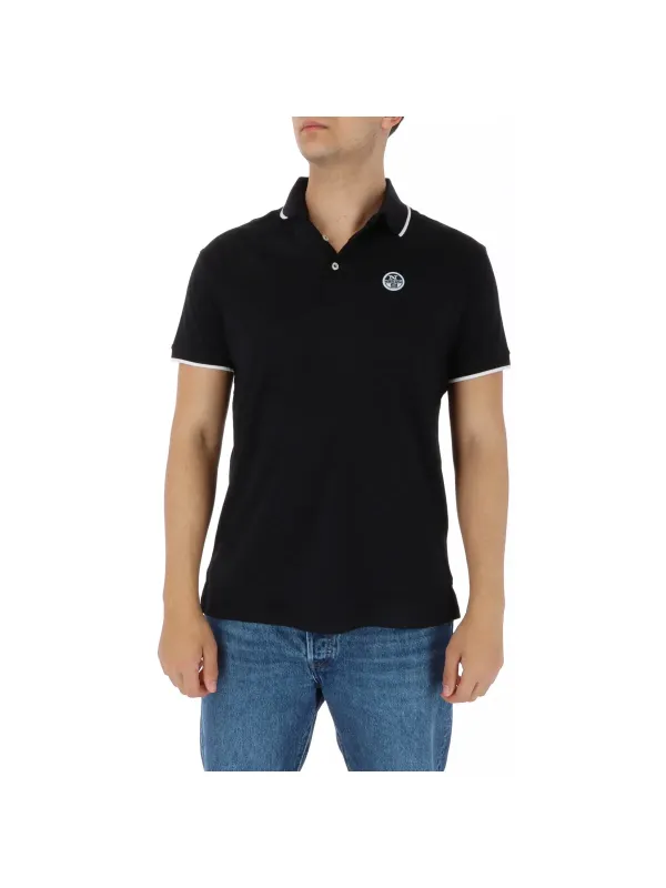 Schwarzes North Sails Poloshirt für Herren