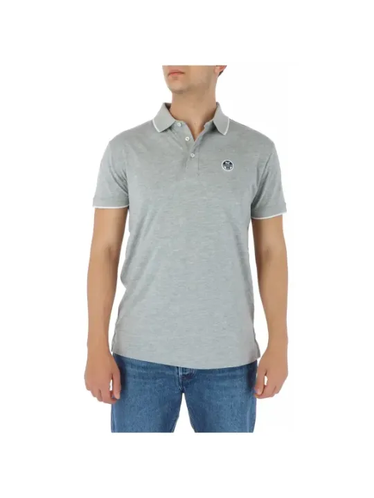 Graues North Sails Poloshirt mit Logo