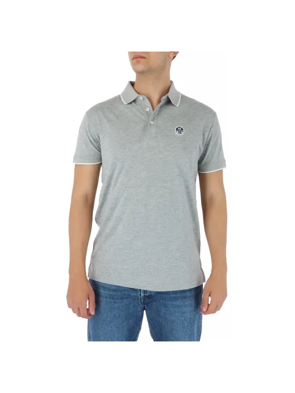 Graues North Sails Poloshirt mit Logo