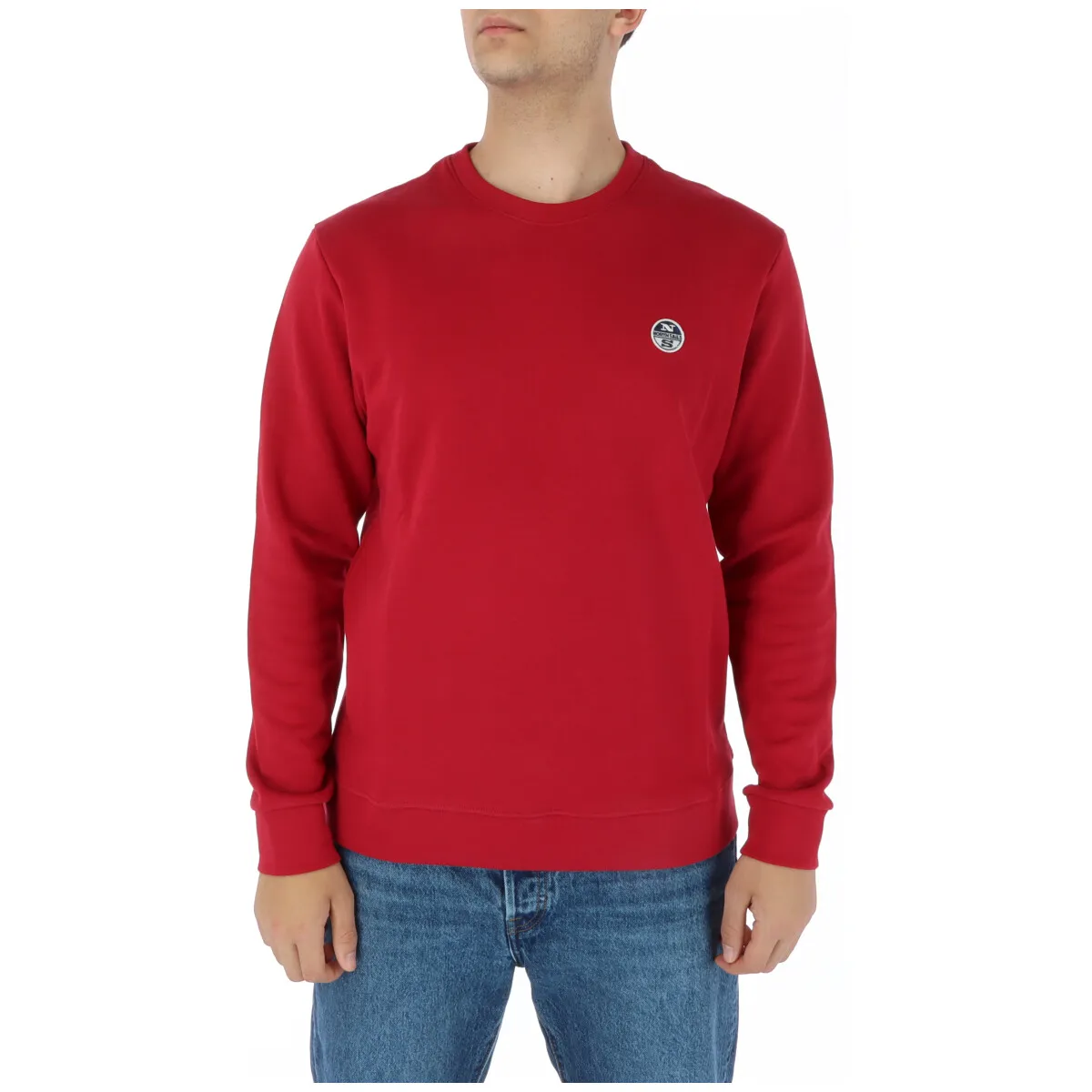 Herren Fleece Rot 350475