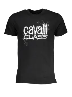 Cavalli Class Herren T-Shirt Schwarz mieten | Flex-Fashion
