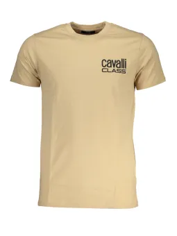 Cavalli Class Herren T-Shirt Beige | online kaufen