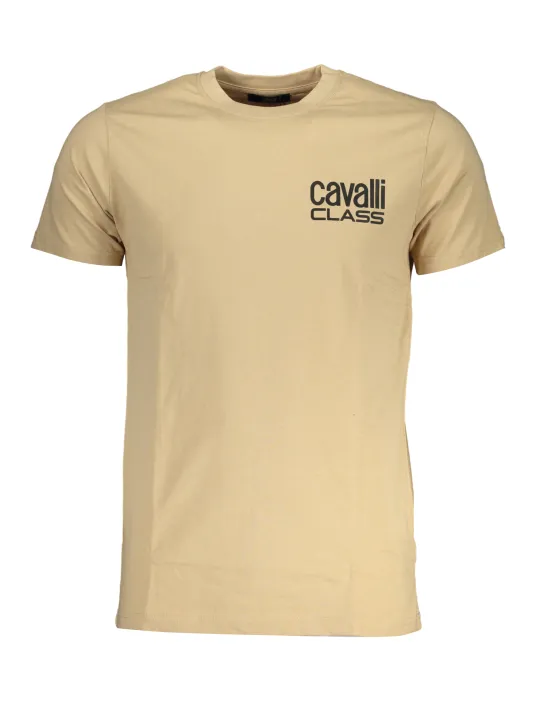 Cavalli Class Herren T-Shirt Beige | online kaufen