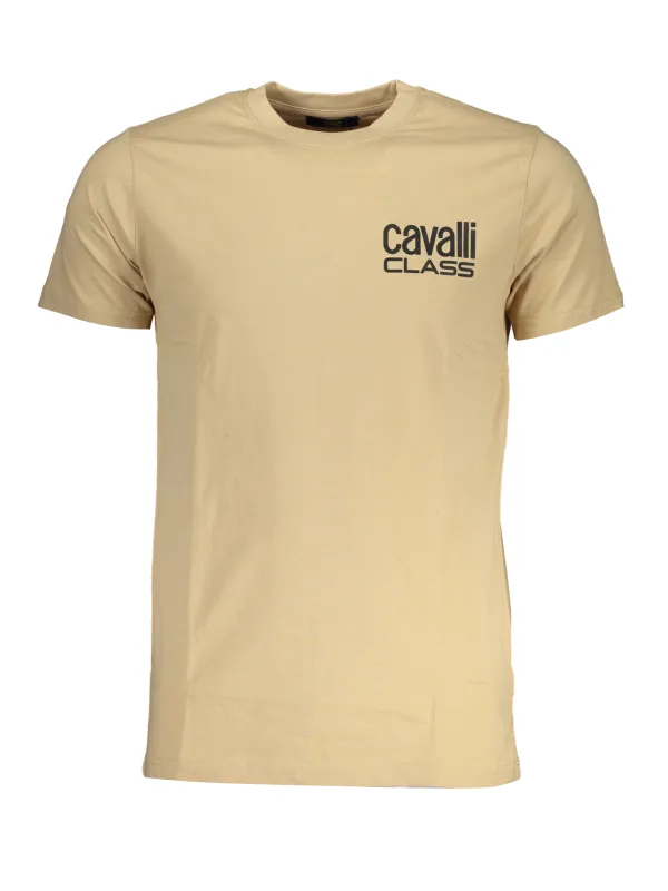 Cavalli Class Herren T-Shirt Beige | online kaufen
