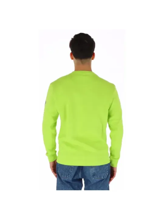 Weißes Sweatshirt mit grauem Streifen